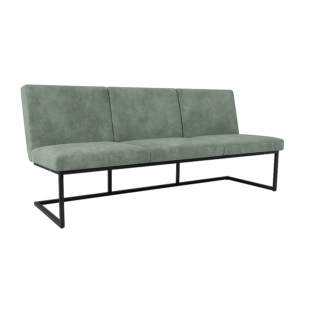 Bancheta catifea CABALLERO culoare VERDE DESCHIS