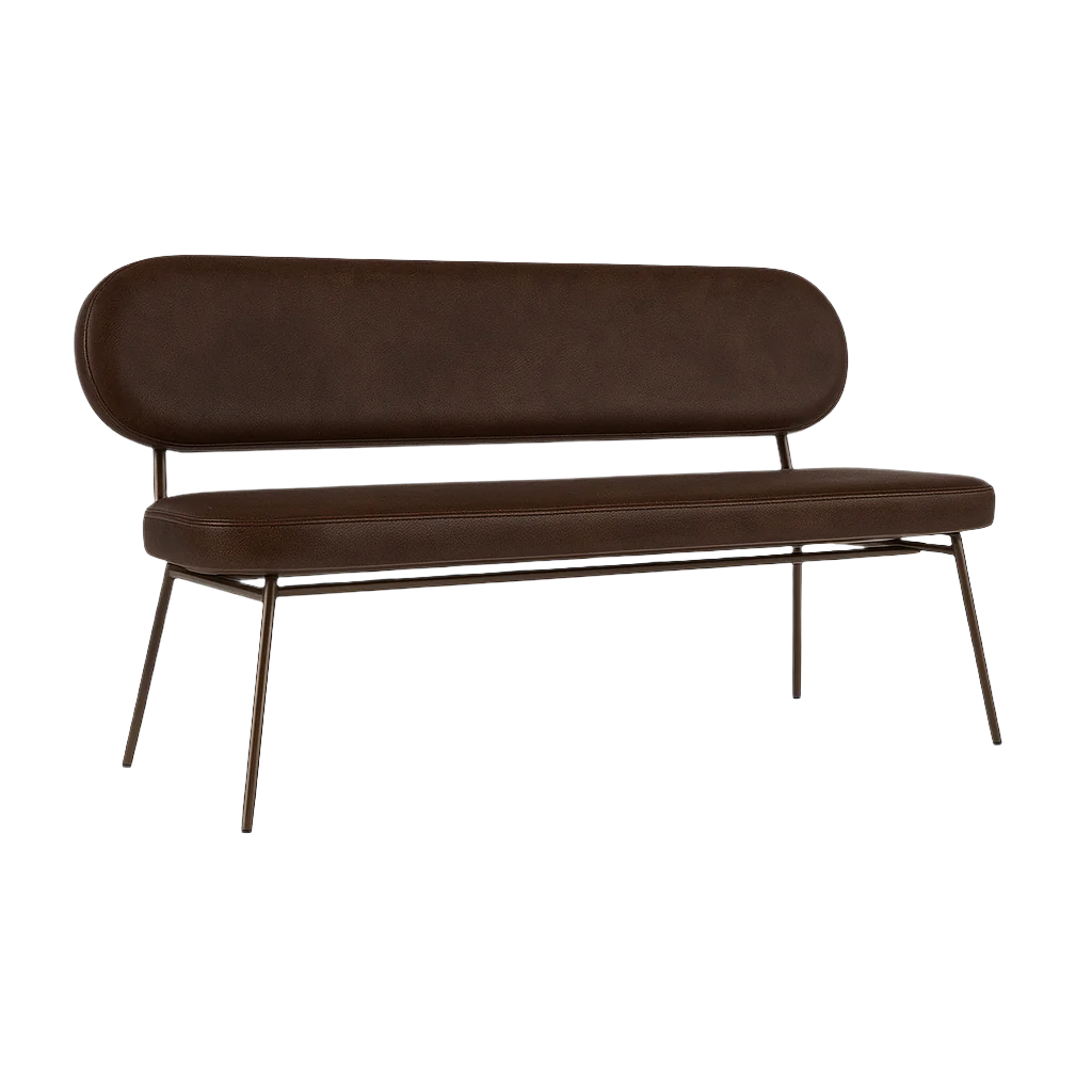 Bancheta piele AMO culoare MARO