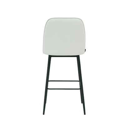 Scaun bar piele naturala VERDE | model FOX