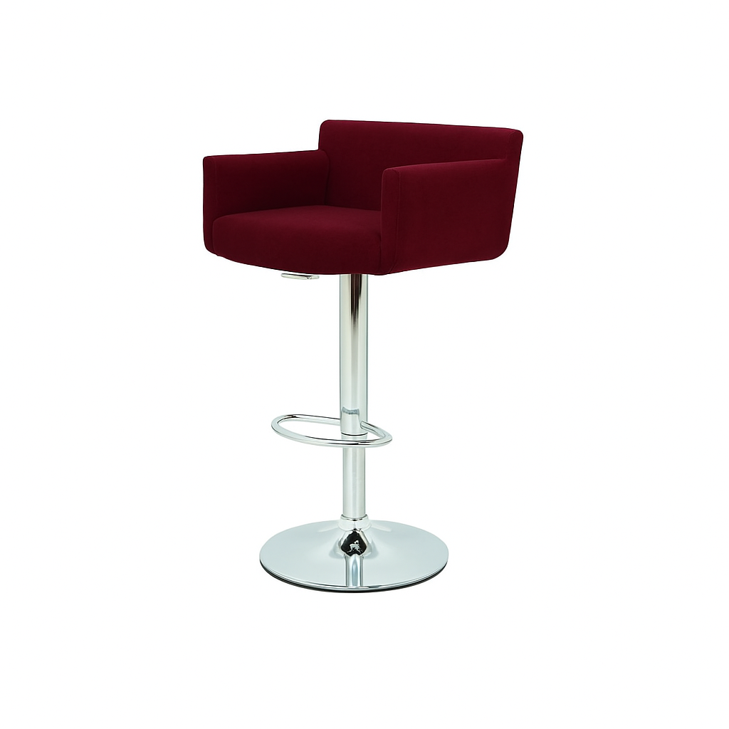 Scaun bar catifea BORDO | model IDA