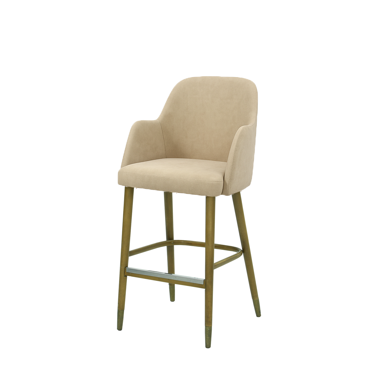 Scaun bar catifea GALBENA | model PINO