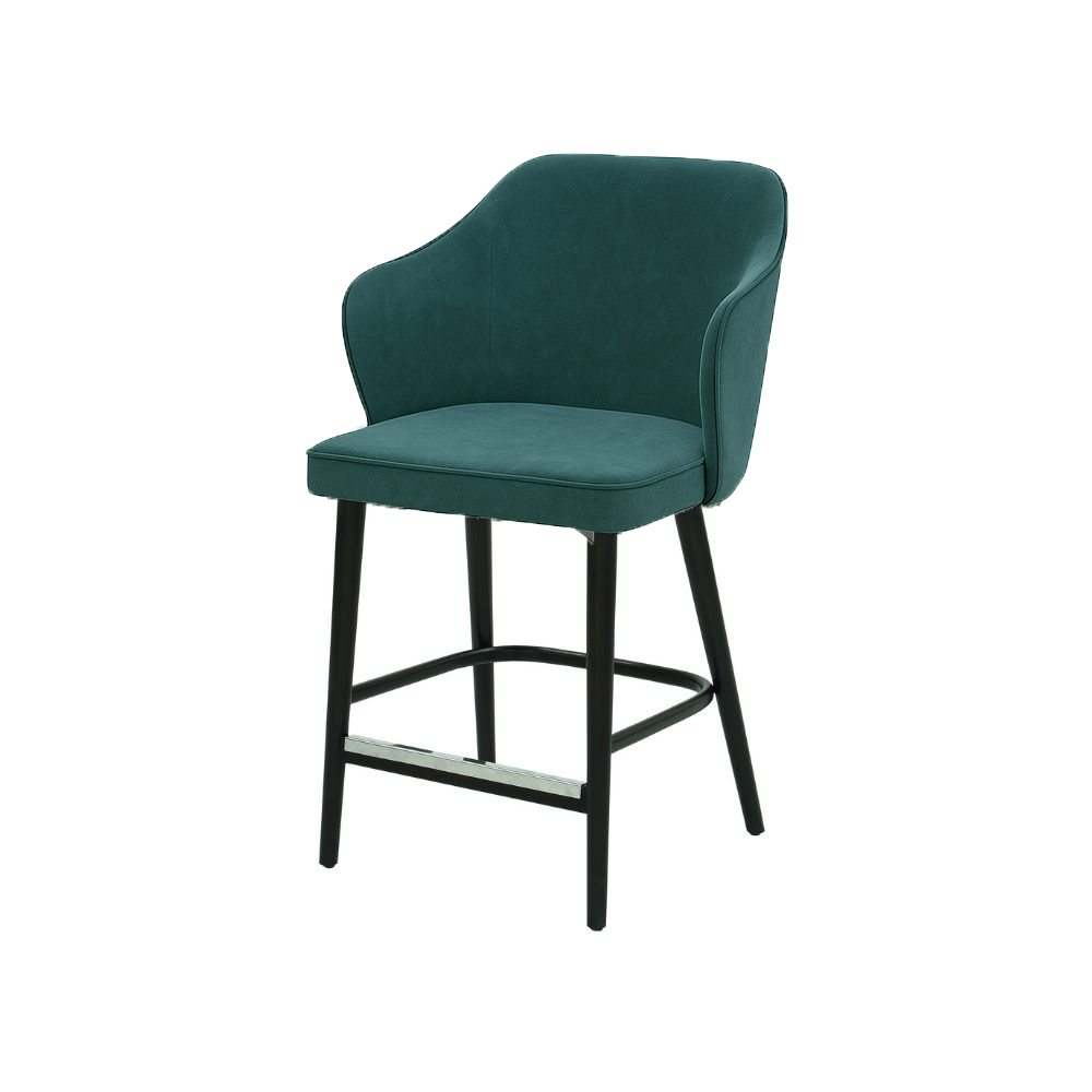 Scaun bar catifea ROZ | model ZEUS