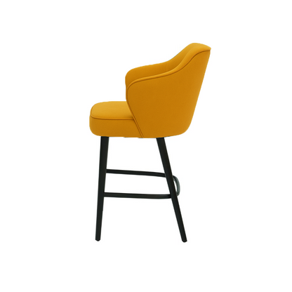 Scaun bar catifea BORDO | model ZEUS