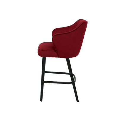 Scaun bar catifea GALBENA | model ZEUS