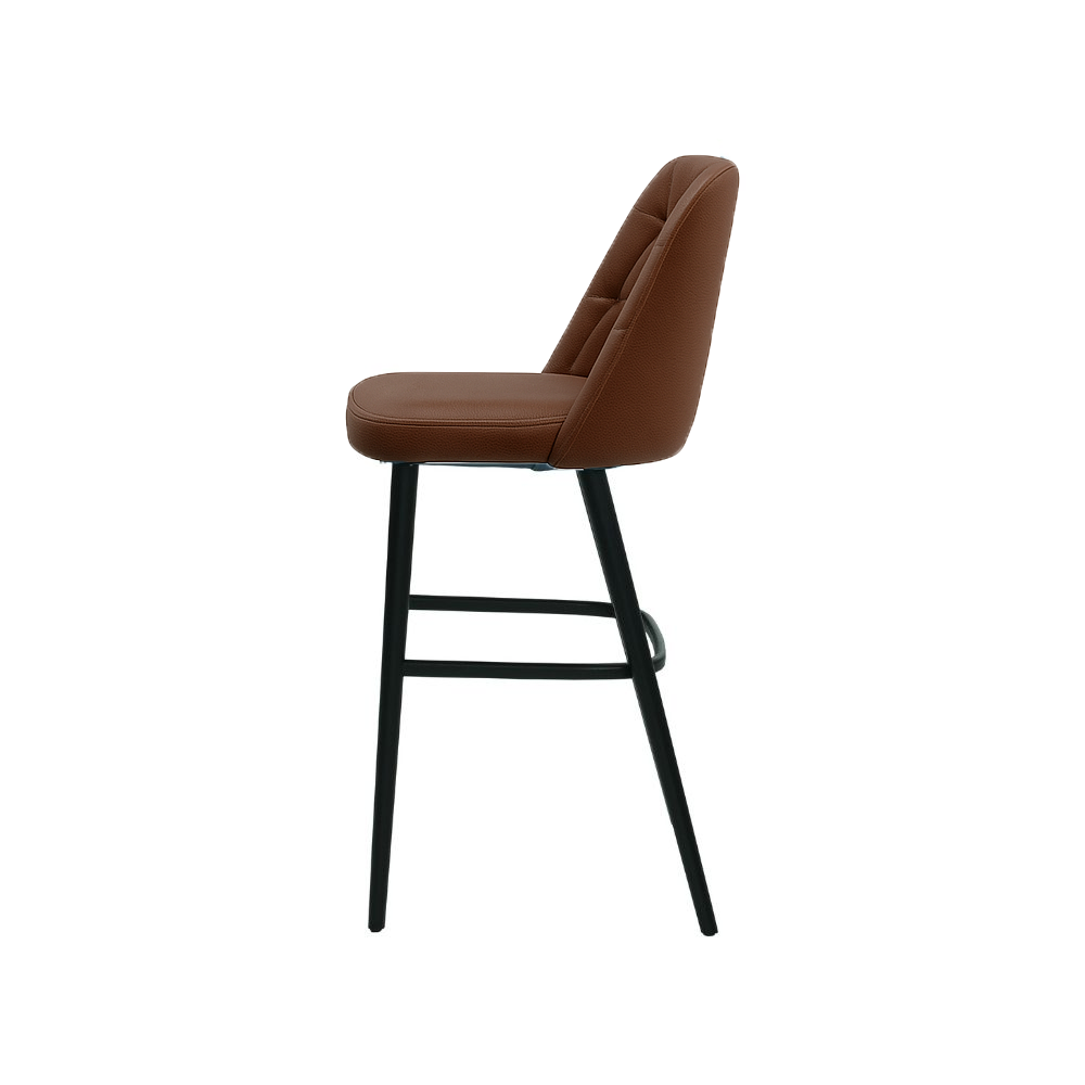 Scaun bar piele GALBENA | model SCOT