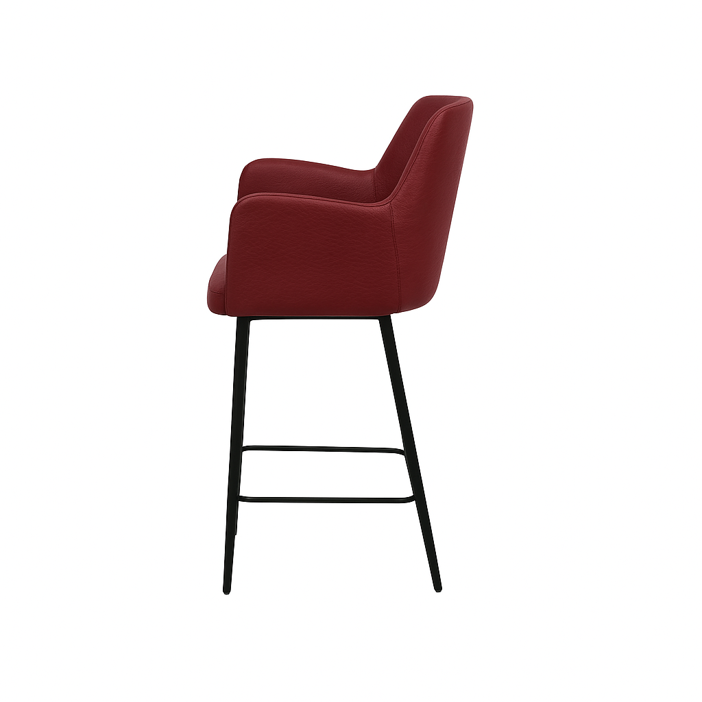 Scaun bar piele BEJ | model SIGMA