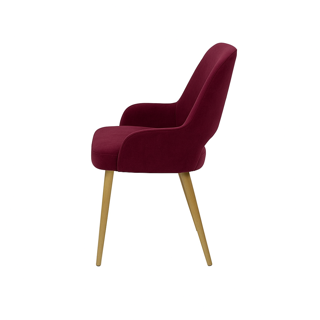 Scaun catifea BORDO | model HUGO