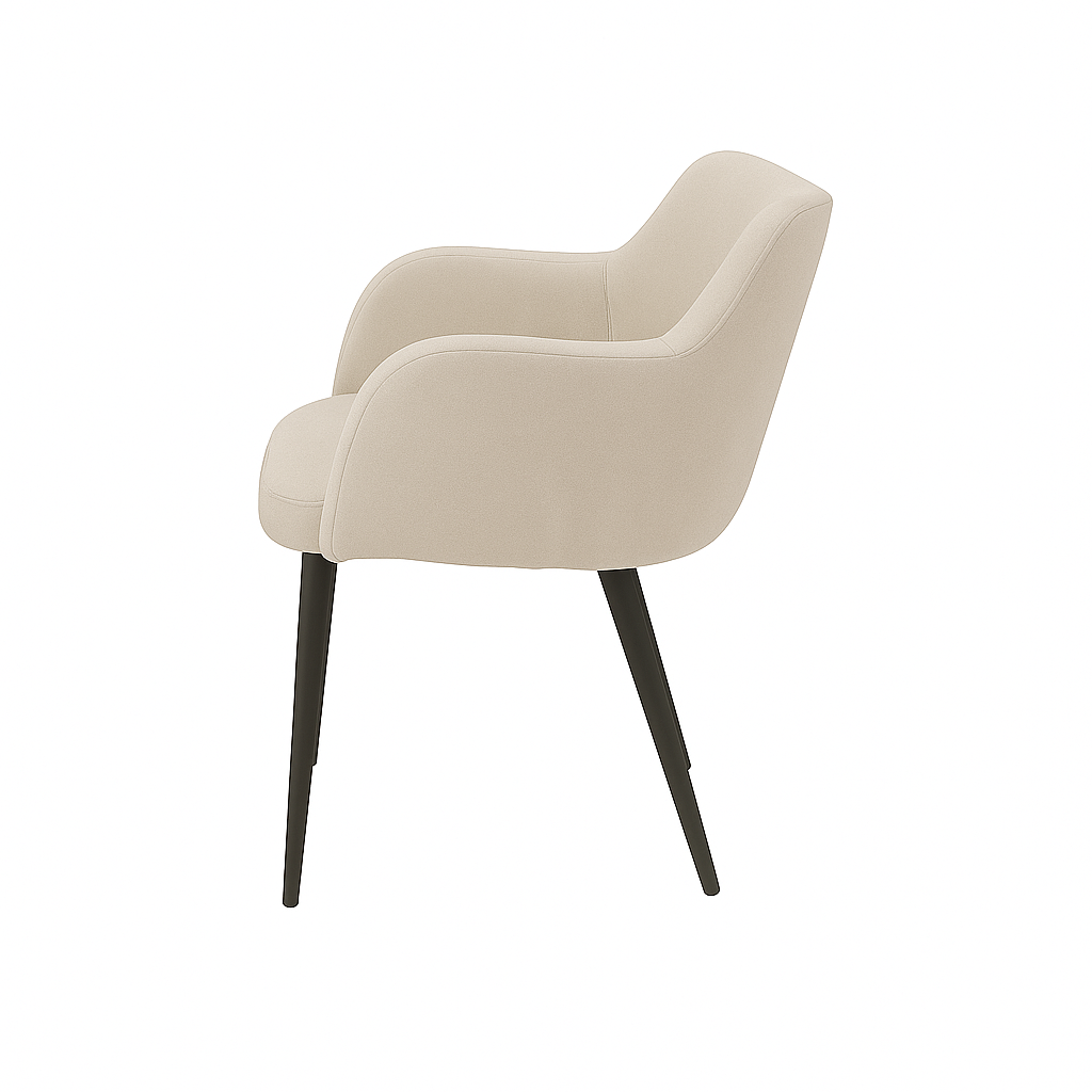 Scaun catifea GALBENA | model PERDIX