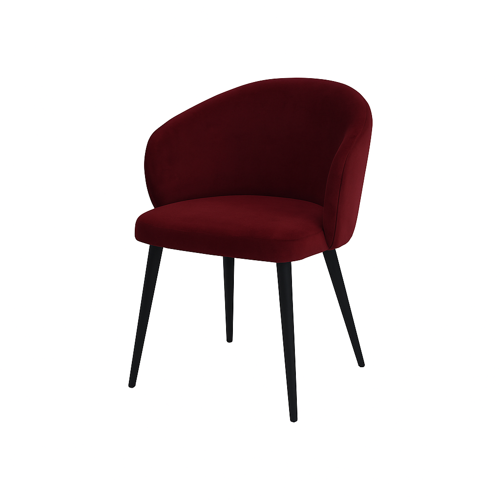 Scaun catifea ROZ | model CAPRISO