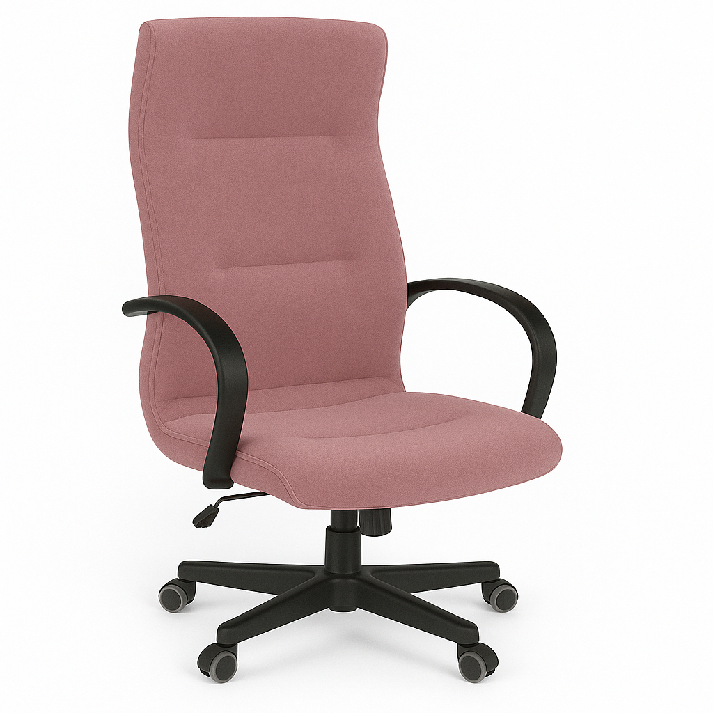 Scaun ergonomic catifea ROZ | model OMEGA P