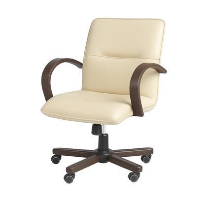 Scaun ergonomic piele BEJ | model OMEGA O