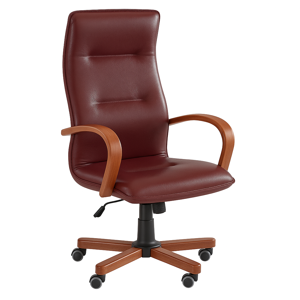 Scaun ergonomic piele ROSIE | model OMEGA P