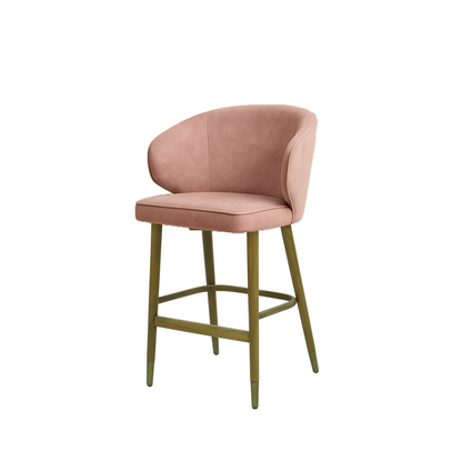 Scaun insula catifea ALBASTRA | model CAPRICE