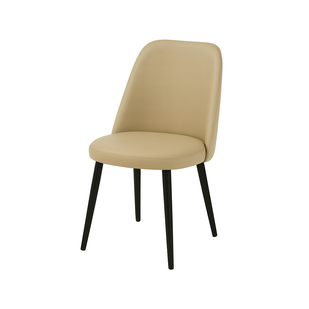 Scaun piele GALBENA | model ELA