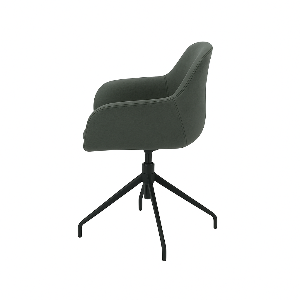 Scaun piele VERDE | model FEBE