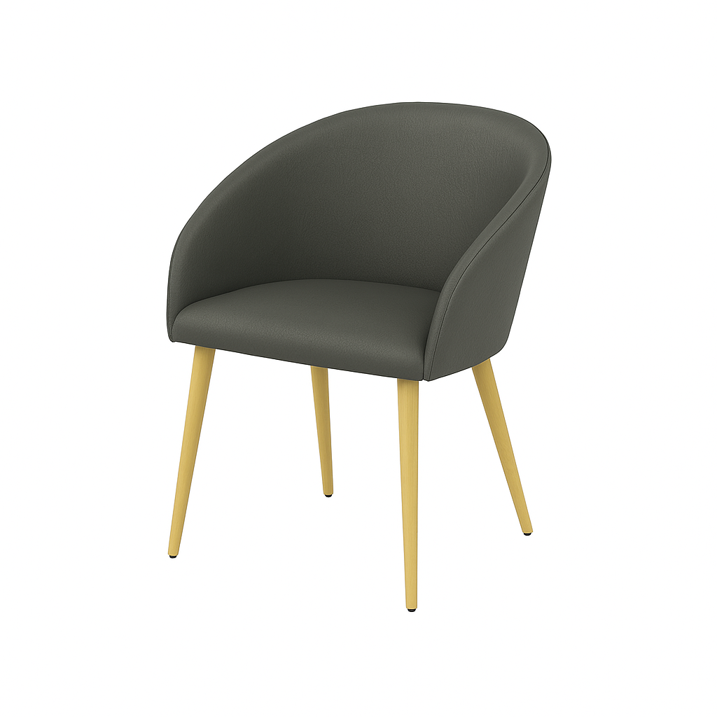 Scaun piele GALBENA | model IBIS