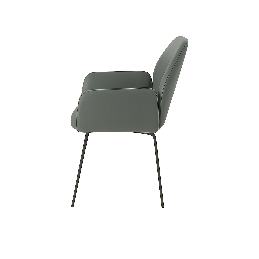 Scaun piele GALBENA | model PETRA