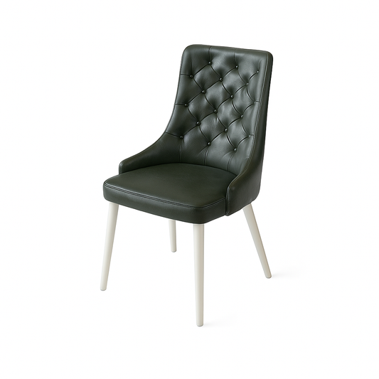 Scaun piele VERDE | model TAO